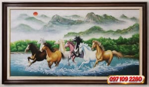 Home Tranh mã đáo thành công sơn thủy nghệ thuật