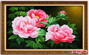 tranh hoa mẫu đơn nữ hoàng của các loài hoa (sao chép)