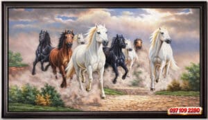 Home tranh mã Đáo thành công vẽ 100% sơn dầu thủ công (sao chép)