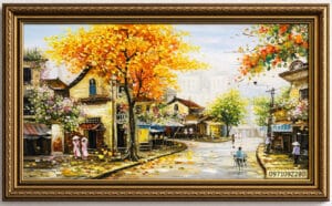 Home tranh phố cổ hà nội đẹp nghệ thuật vẽ tay (sao chép)