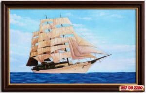 Home tranh thuận buồm xuôi gió vẽ tay thủ công (sao chép)